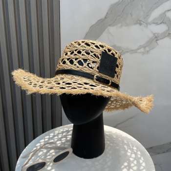 Uubags Loewe Raffia Sun Hat In Black