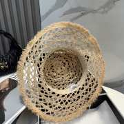 Uubags Loewe Raffia Sun Hat In Black - 2