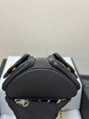 Uubags Chanel Backpack Shiny Lambskin & Gold Plated Metal In Black 24.5x18x8cm - 3