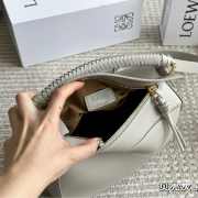 Uubags Loewe Puzzle Small Shoulder Bag In Light Grey Calf Leather 24x16.5x10.5cm - 6