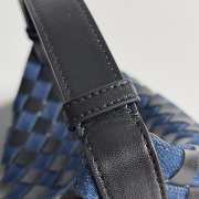 Uubags Bottega Veneta Blue Navy & Indigo Mini Wallace Bag 20x13x9.5cm - 3