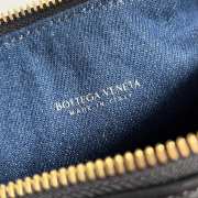 Uubags Bottega Veneta Blue Navy & Indigo Mini Wallace Bag 20x13x9.5cm - 2