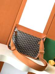 Uubags Goyard Coursier Messenger bag in black & tan 32x4x25cm - 6