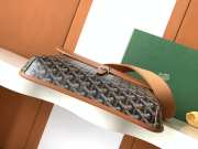 Uubags Goyard Coursier Messenger bag in black & tan 32x4x25cm - 5