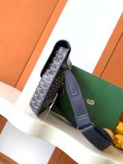 Uubags Goyard Coursier Messenger bag in blue 32x4x25cm - 5