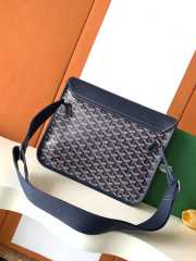 Uubags Goyard Coursier Messenger bag in blue 32x4x25cm - 2