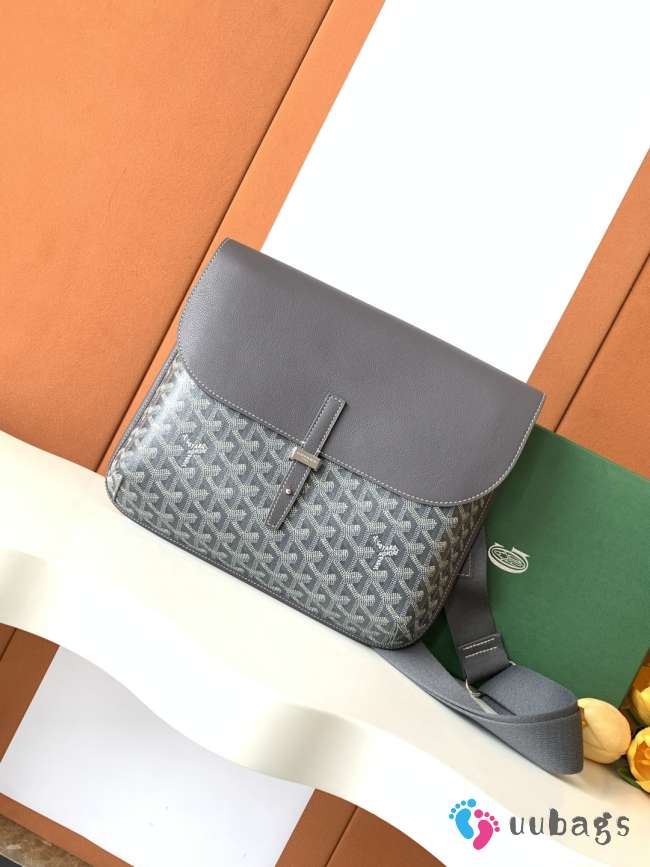Uubags Goyard Coursier Messenger bag in grey 32x4x25cm - 1