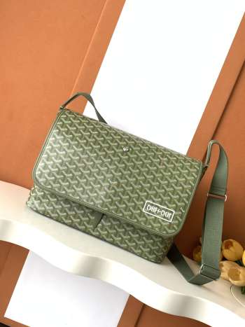 Uubags Goyard MM Messenger Capetien bag in khaki 39x13x26cm