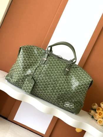 Uubags Goyard Boston 50 bag in khaki 50x25x30cm