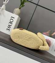 Uubags Loewe Elephant Basket raffia tote bag 35x17x16cm - 3