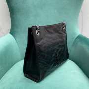 Uubags YSL Niki shopping bag in vintage calf leather with black buckle 33x26x11cm - 2