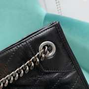 Uubags YSL Niki shopping bag in vintage calf leather with black buckle 33x26x11cm - 3