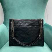 Uubags YSL Niki shopping bag in vintage calf leather with black buckle 33x26x11cm - 4