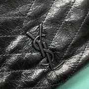 Uubags YSL Niki shopping bag in vintage calf leather with black buckle 33x26x11cm - 5