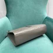 Uubags YSL Niki shopping bag in grey vintage calf leather 33x26x11cm - 3