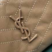 Uubags YSL Niki shopping bag in beige vintage calf leather 33x26x11cm - 5
