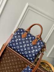 Uubags Louis Vuitton M24443 Speedy Bandoulière 25 Bag In Blue 25x15x15cm - 6