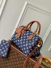 Uubags Louis Vuitton M24443 Speedy Bandoulière 25 Bag In Blue 25x15x15cm - 4