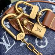 Uubags Louis Vuitton M24443 Speedy Bandoulière 25 Bag In Blue 25x15x15cm - 3