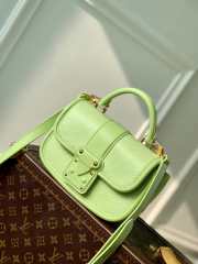 Uubags Louis Vuitton Hide And Seek 2way Bag Green EPI Leather 21x15x8cm - 1