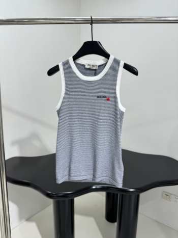 Uubags Petit Bateau X Miu Miu ribbed jersey top