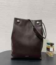 Uubags Loewe Pebble hobo in supple grained calfskin in burgundy 40x27.5x11.5cm - 6