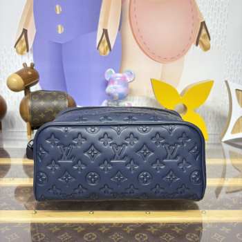 Uubags Louis Vuitton M14885 Dopp Kit In Navy Blue 28x15x16.5cm