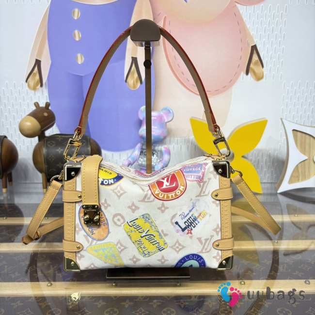 Uubags Louis Vuitton M14606 Side Trunk Bag MM Monogram Dune 23.5x16x8.5cm - 1