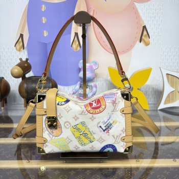 Uubags Louis Vuitton M14606 Side Trunk Bag MM Monogram Dune 23.5x16x8.5cm