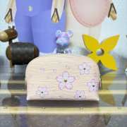 Uubags Louis Vuitton M14052 Drop LV x TM Cosmetic Pouch PM In Pink 19x12x6cm - 6