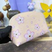 Uubags Louis Vuitton M14052 Drop LV x TM Cosmetic Pouch PM In Pink 19x12x6cm - 3