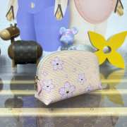 Uubags Louis Vuitton M14052 Drop LV x TM Cosmetic Pouch PM In Pink 19x12x6cm - 5