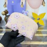 Uubags Louis Vuitton M14052 Drop LV x TM Cosmetic Pouch PM In Pink 19x12x6cm - 2