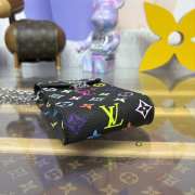 Uubags Louis Vuitton M14098 LV x TM Black Phone Pouch Métis Multicolored 10.4x17.5x4cm - 3