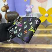Uubags Louis Vuitton M14098 LV x TM Black Phone Pouch Métis Multicolored 10.4x17.5x4cm - 5