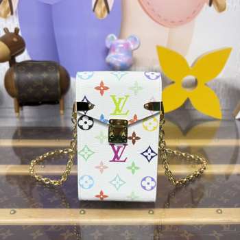 Uubags Louis Vuitton M14098 LV x TM White Phone Pouch Métis Multicolored 10.4x17.5x4cm