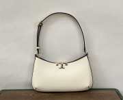 Uubags Tory Burch Eleanor Slim Leather Shoulder Bag Beige 26.5x15x5cm - 1