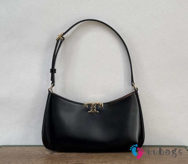 Uubags Tory Burch Eleanor Slim Leather Shoulder Bag Black 26.5x15x5cm - 1