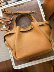 Uubags Tory Burch Romy Small Tote Bag In Brown 22x23x11cm - 6