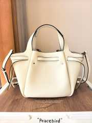 Uubags Tory Burch Romy Small Tote Bag In White 22x23x11cm - 6