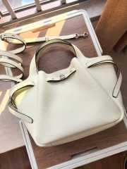 Uubags Tory Burch Romy Small Tote Bag In White 22x23x11cm - 2