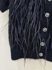 Uubags Chanel Shirt Cotton, Silk & Down In Black  - 5