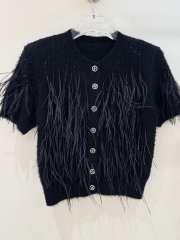 Uubags Chanel Shirt Cotton, Silk & Down In Black  - 4