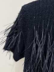 Uubags Chanel Shirt Cotton, Silk & Down In Black  - 3