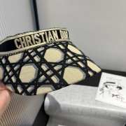 Uubags Dior Visor Macrocannage Motif Cotton Black - 4