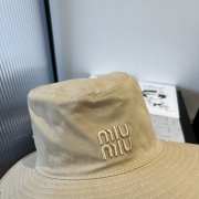 Uubags Miu Miu Beige Gabardine Cowboy Hat - 6
