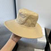 Uubags Miu Miu Beige Gabardine Cowboy Hat - 2