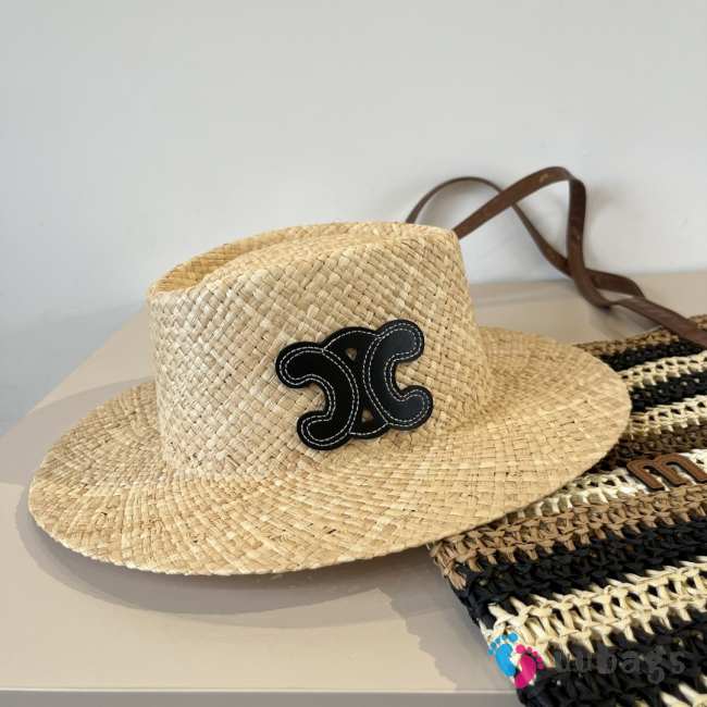 Uubags Celine raffia bucket hat  - 1