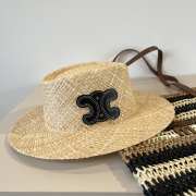 Uubags Celine raffia bucket hat  - 4