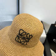 Uubags Loewe Paula's Ibiza Leather-trimmed Raffia Bucket Hat 01 - 6